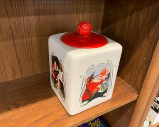 Coca Cola Santa Cookie Jar by Gibson
