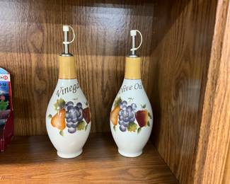 Sonoma Villa by Home Interiors Oil & Vinegar Jars