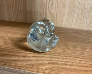 Fenton Art Glass Birthstone Bear 