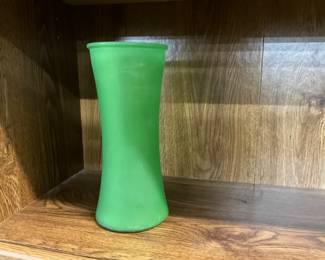 Green Clor Glass Vase for Flowers