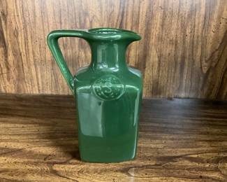 Kingwood Pottery Forest Green Pitcher / Carafe / Decanter