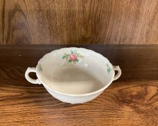 Billingsley Rosse Pink Copeland Spode Cream Soup Bowl