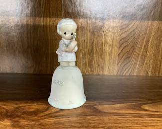 Precious Moments "Time to Wish You a Merry Christmas" 1988 Bell
