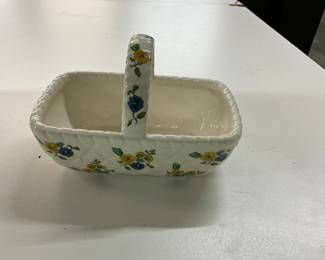 Floral Basket Made in Japan Exclusively for Elizabeth Arden
