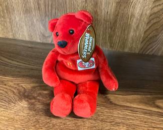 Salvino's Bammers Joe Montana #16 San Francisco 49er's Beanie Baby