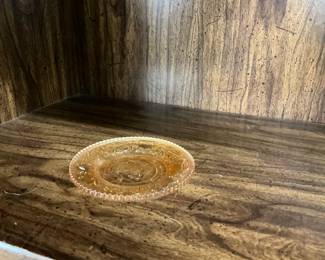 Amber Colored Small Plate