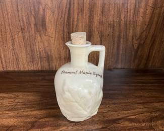 Ceramic Vermont Maple Syrup Jug with Plug