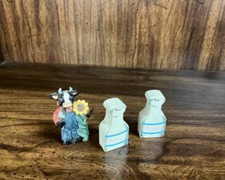 Wooden Cow Decor