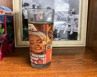 Marilyn Monroe Drinking Glass
