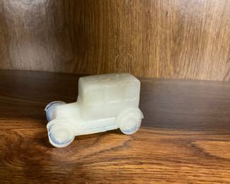 Vaseline Uranium Glass Model T Car