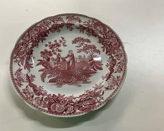 The Spode Archive Collection Georgian Series "Girl at Well"  Dinner Plate