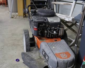 Push weed wacker; Garage