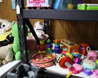 Toys in great shape; Garage