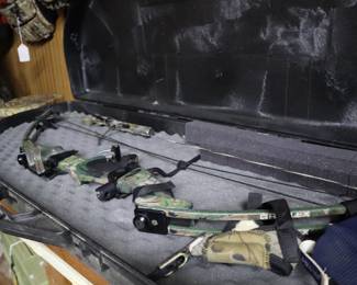 Hunting Bow in case; Garage