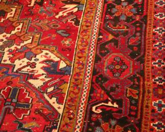 Antique Heriz Rug, very large,  LR