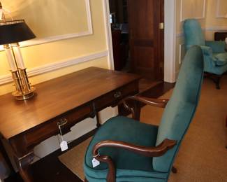 Mahogany handmade writing desk in LR