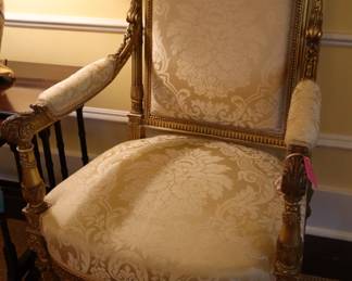 Detail of Louis XVI chair in LR 