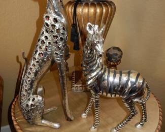 Chrome animals posing for camera!