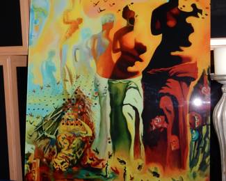 Dali Print on Acrylic  "Toreador" 30" x 42"