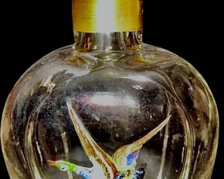 Hand Painted Mallard Decanter 