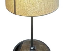 Metal Glass Top Floor Lamp 
