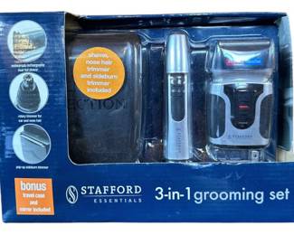 NEW Stafford 3 in 1 Grooming Kit 