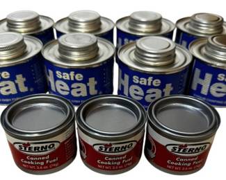 Safe Heat And Sterno Cooking Fuel 