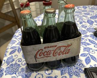 Vintage Coca-Cola bottle carrier