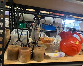 Heisey and Hazel Atlas plus home decor 