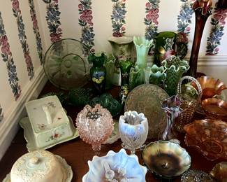 Colored vintage glass 