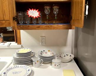 Dishes and glassware