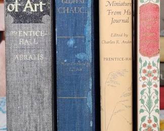 4 Vintage Books Art  Poetry