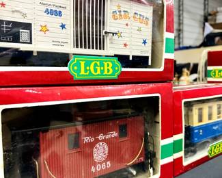 collectible LGB train set. 
