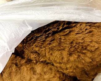 Alpaca wool for sale. about 60 lbs available. 5 lbs of white wool. The rest is mainly brown/dark brown. 