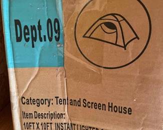 Tent and screen room brand new still in box