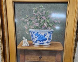 Pastel Framed Artwork The Oriental Dish by Robert Collins 