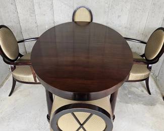 The Barbara Barry Collection By Baker Dining Table & Chairs 