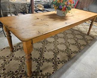 Farm Style Dining Table 