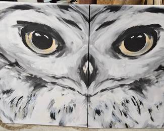 Owl Canvas Artwork 