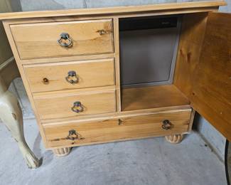 Dresser with built in safe 