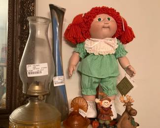 Oil lamps, Cabbage Patch dolls