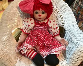 Wicker doll/child chairs