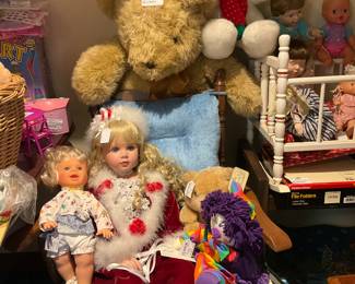 Lots of stuffed animals