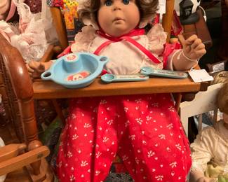 Doll high chairs & other doll furniture