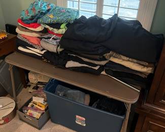 Tons of high end men’s clothes. XL SHORTS 36-38 pants and sz 9 shoes