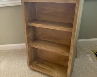 Wood accent shelf