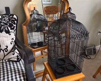 Wood stool, Faucet bird house
