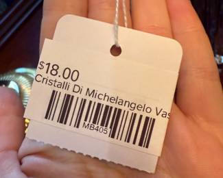 Cristalli Di Michelangelo vase