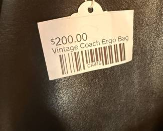 Vintage Coach Ergo bag