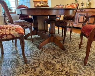 Fantastic Canadian furniture company, Canadel, dining table with 1 additional leaf. Canadel makes absolute quality furniture, SOLID!